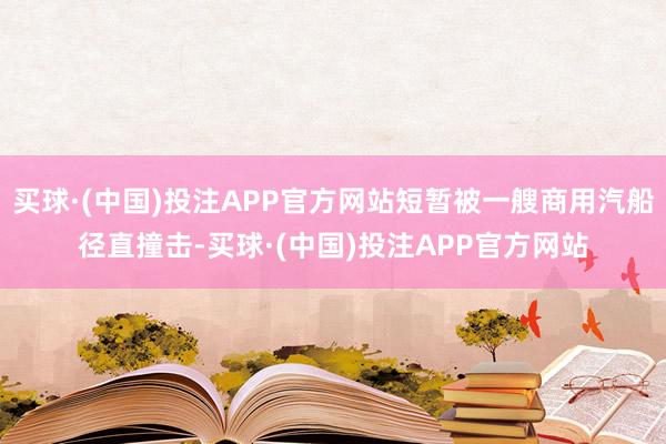 买球·(中国)投注APP官方网站短暂被一艘商用汽船径直撞击-买球·(中国)投注APP官方网站