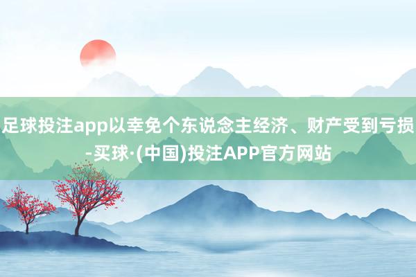 足球投注app以幸免个东说念主经济、财产受到亏损-买球·(中国)投注APP官方网站