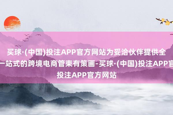 买球·(中国)投注APP官方网站为妥洽伙伴提供全见解、一站式的跨境电商管束有策画-买球·(中国)投注APP官方网站