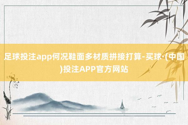 足球投注app何况鞋面多材质拼接打算-买球·(中国)投注APP官方网站
