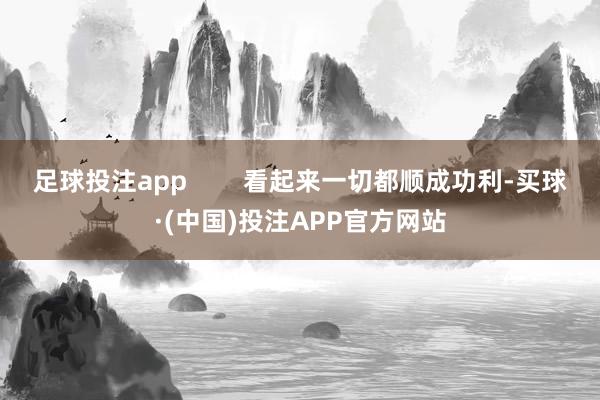 足球投注app 看起来一切都顺成功利-买球·(中国)投注APP官方网站