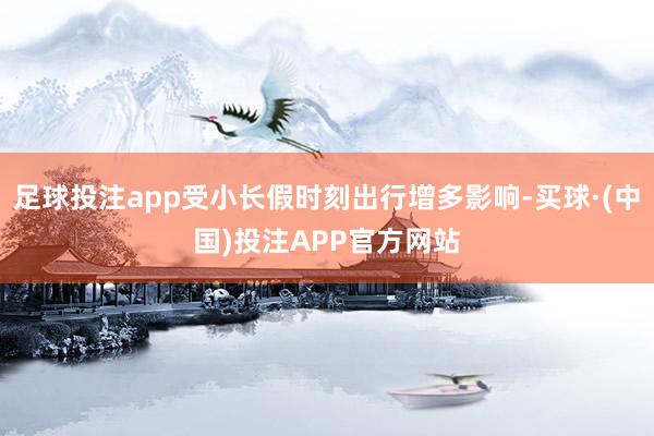 足球投注app受小长假时刻出行增多影响-买球·(中国)投注APP官方网站