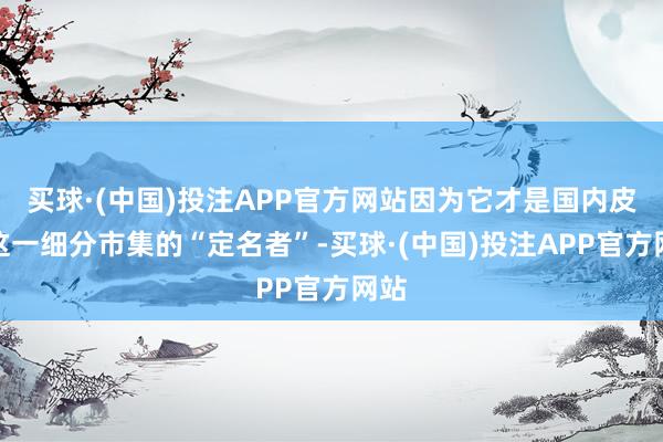 买球·(中国)投注APP官方网站因为它才是国内皮卡这一细分市集的“定名者”-买球·(中国)投注APP官方网站