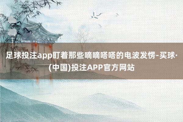 足球投注app盯着那些嘀嘀嗒嗒的电波发愣-买球·(中国)投注APP官方网站